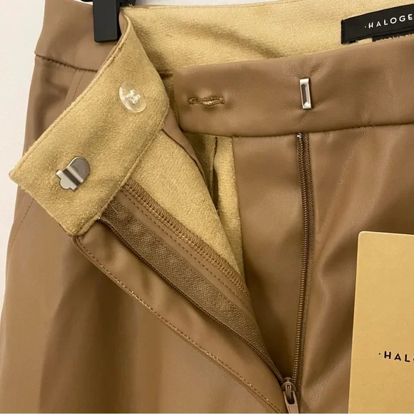 Halogen wide leg pleather cargo pant NWT - Picture 7 of 7